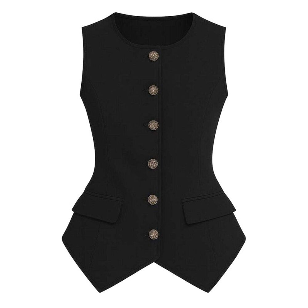 I Saw It First Womens/Ladies Vest / Black
